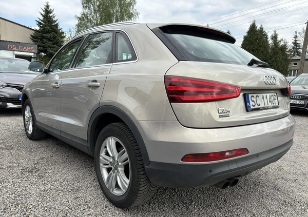 Audi Q3 cena 66900 przebieg: 198000, rok produkcji 2013 z Częstochowa małe 529